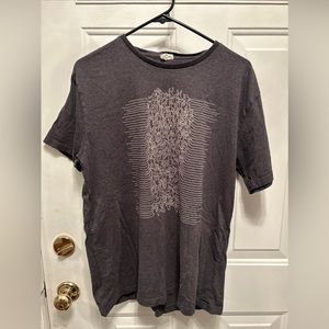 Composition Mens Size XL Gray Short Sleeve Shirt